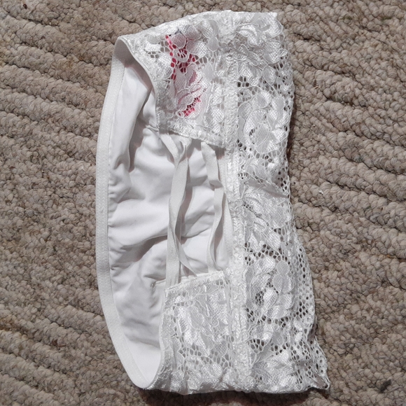 White lace women's bandeau - Picture 2 of 4